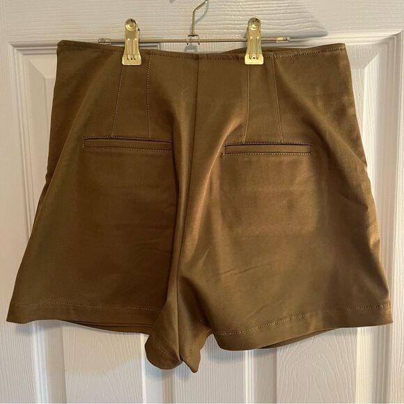Derek Lam Khaki Button-Front Skort NWT! - Picture 5 of 11
